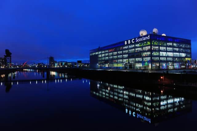 BBC Scotland's Pacific Quay headquarters in Glasgow. Picture: Ian Rutherford