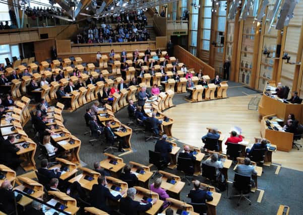 All of the main Holyrood parties will submit their proposals for increased devolution for Scotland today. Picture: Ian Rutherford