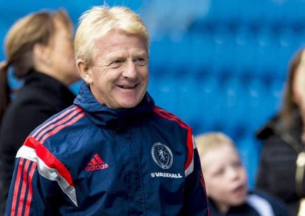 Gordon Strachan is happy with his squad ahead of the match with Georgia. Picture: SNS