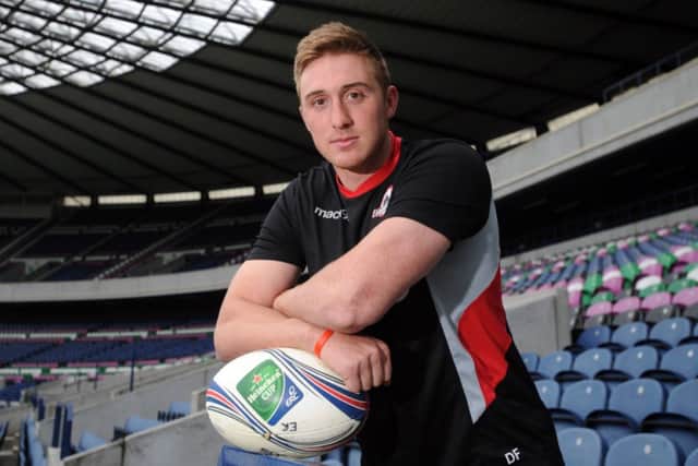 Edinburgh Rugby player Dougie Fife at Murrayfield, Edinburgh. Picture: Jane Barlow