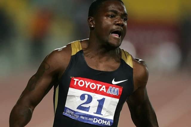 US athlete Justin Gatlin. Picture: Getty