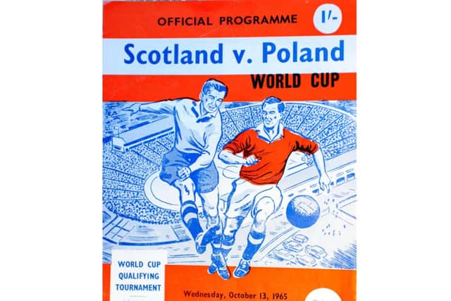 The programme for Scotlands ill-fated home qualifying clash with Poland