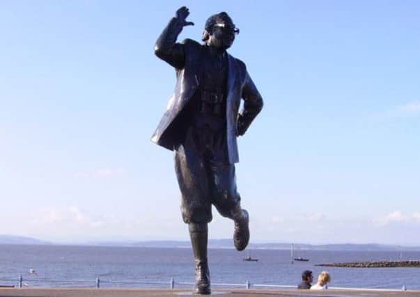 The statue of Eric Morecambe which a man attempted to steal. Picture: Complimentary