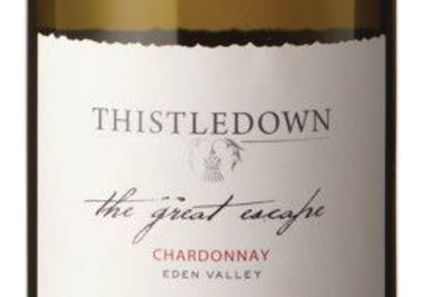 The Great Escape Chardonnay. Pic: Contributed.