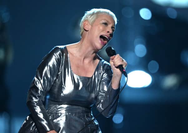 Annie Lennox said she had 'played dumb' when younger to avoid making misogynistic men feel 'eclipsed'. Picture: Getty