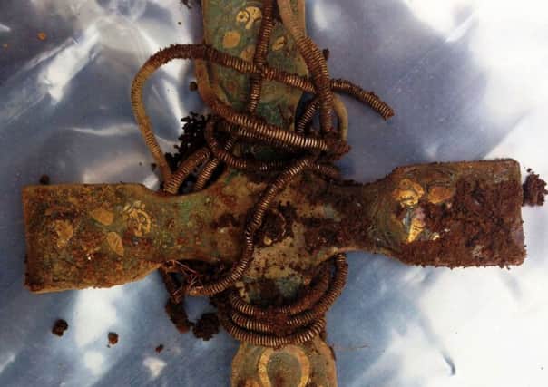 The hoard, found by Derek McLennan, has caused excitement amongst the archaeological community