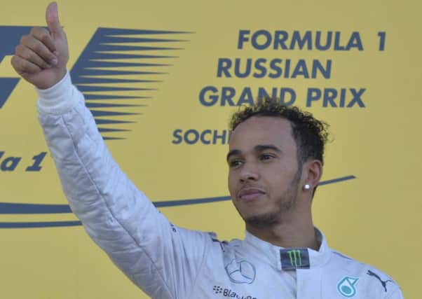 Lewis Hamilton cruised to victory in Russia. Picture: Getty