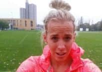Cold, Raining, Windy, but 2015 starts today for me! Back to work... #makeitcount tweeted Lynsey last Monday