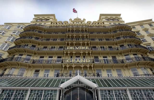 The manager of the Grand Hotel gathered workers together to observe a minutes silence. Picture: PA