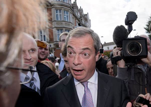 Nigel Farage offered support in exchange for referendum. Picture: Getty