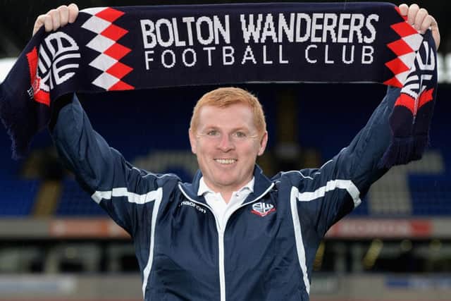 Neil Lennon is unveiled as Bolton manager. Picture: Getty