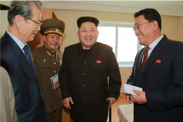 North Korea's leader Kim Jong-Un has finally resurfaced with the help of a walking stick. Picture: Getty