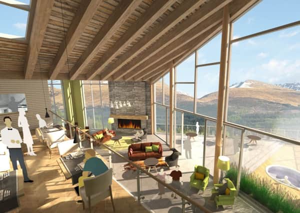 An artist's impression of the new 25 million pound development near Ben Nevis. Picture: Contributed