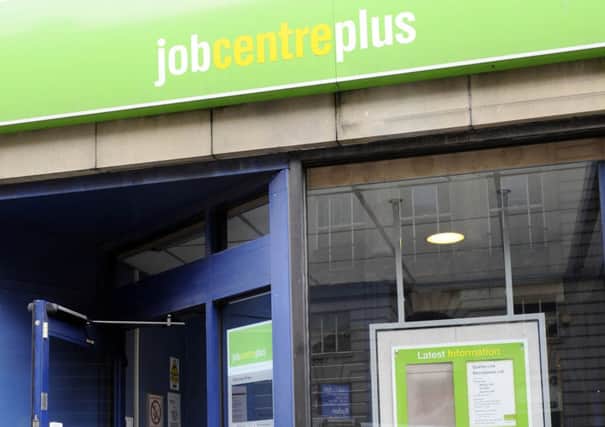 There has been a fall in unemployment in central Fife.