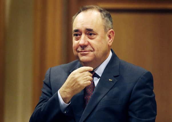 Alex Salmond, pictured ahead of a speech at the STUC conference. Picture: PA