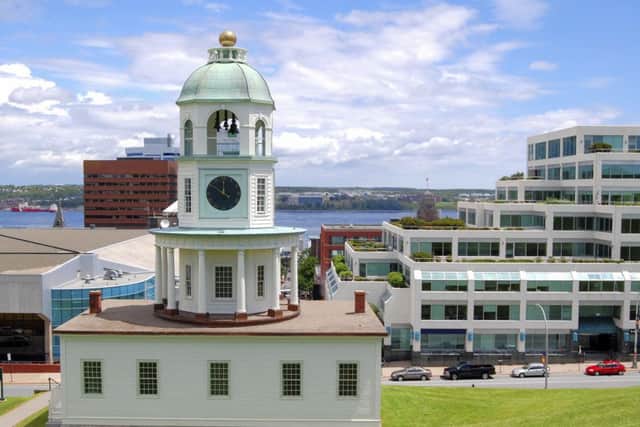 Historic Old Town Clock in Halifax. Picture: Albert Pego