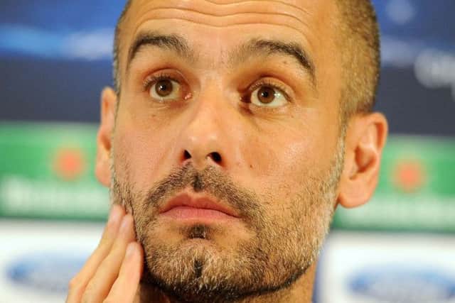 The Bayern Munich and former Barcelona manager Josep 'Pep' Guardiola. Picture: PA