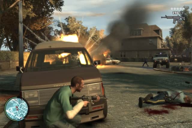 Revenues were also boosted by sales of the latest version of the Grand Theft Auto game franchise