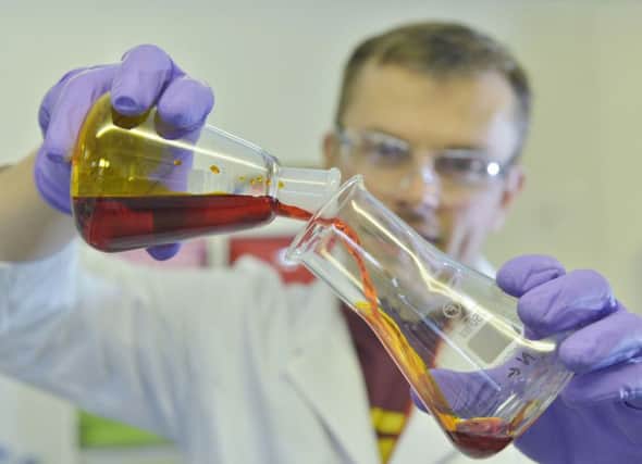 The chemical sciences industry is Scotlands second highest exporter after food and drink