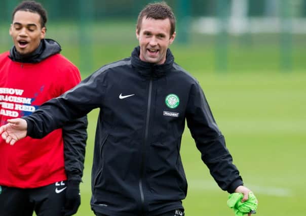 Celtic manager Ronny Deila at training yesterday. Picture: SNS