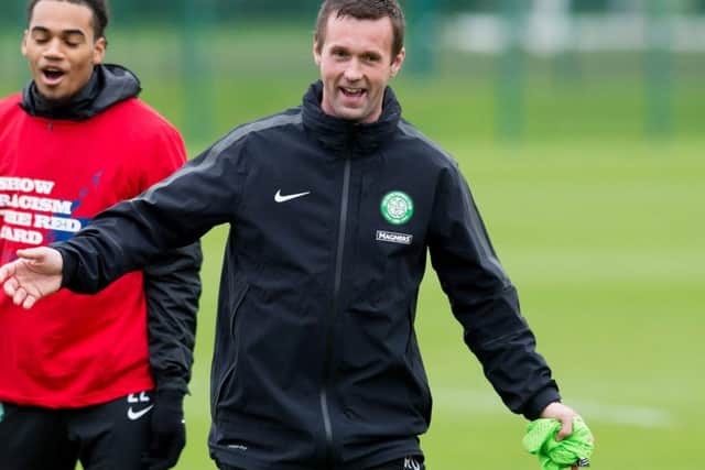 Celtic manager Ronny Deila at training yesterday. Picture: SNS