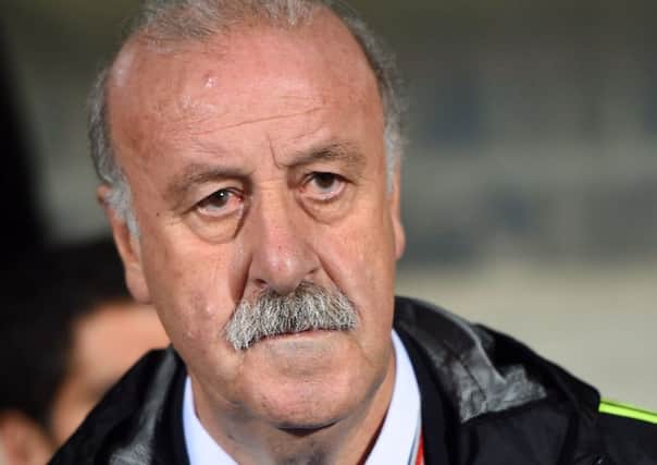 Spain's national football team coach Vicente del Bosque. Picture: AFP