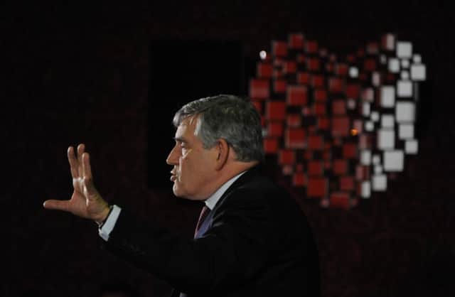 Gordon Brown has foreseen, among many other things, agreement on new powers over employment rights. Picture: Andrew OBrien