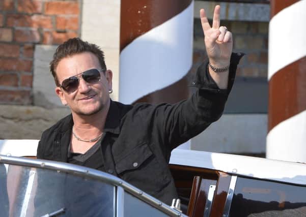 Bono has revealed why he wears sunglasses - he suffers from Glaucoma. Picture: Getty