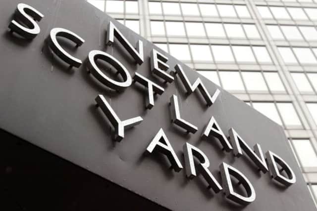 Scotland Yard chief reveals 218 arrests this year. Picture: AP