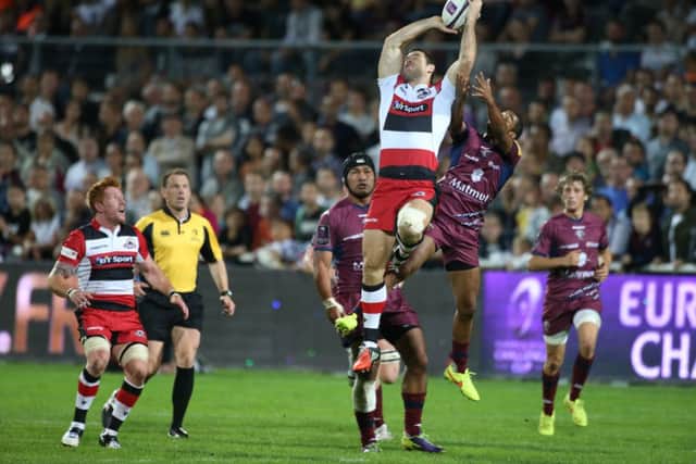 Edinburgh won a hard-fought game in Bordeaux. Picture: Marc de Tienda
