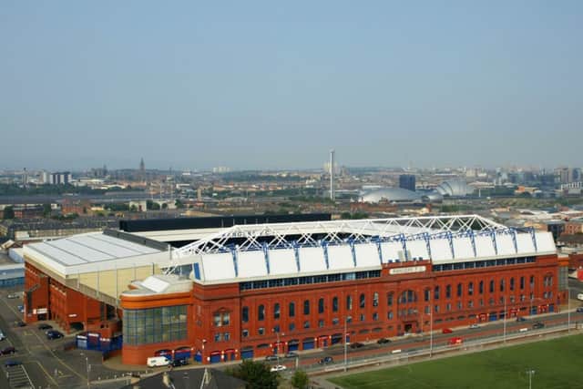 Ibrox Stadium in Glasgow. Picture: Getty Images
