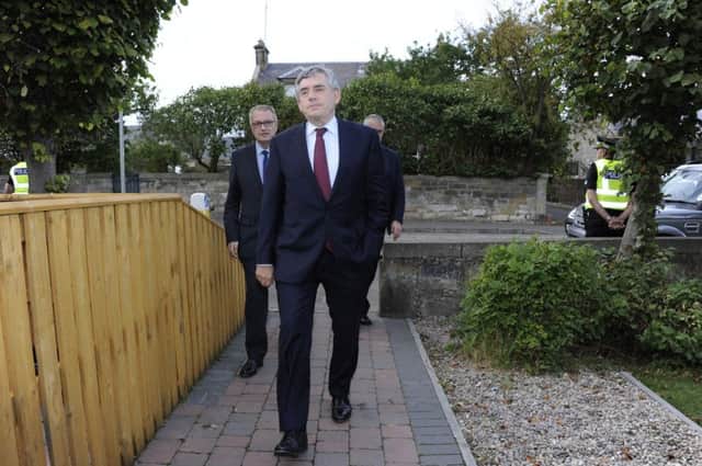 Gordon Brown accused the Tories of being both anti-Scottish and anti-British last week. Picture: TSPL