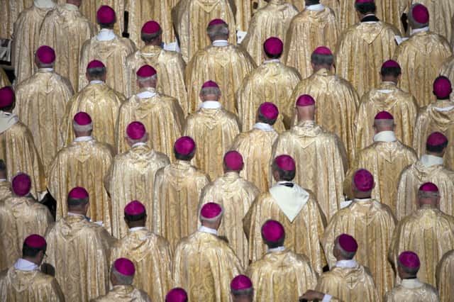 Bishops attend the beatification ceremony of Pope Paul VI, and a mass for the closing of of a twoweek synod. Picture: AP