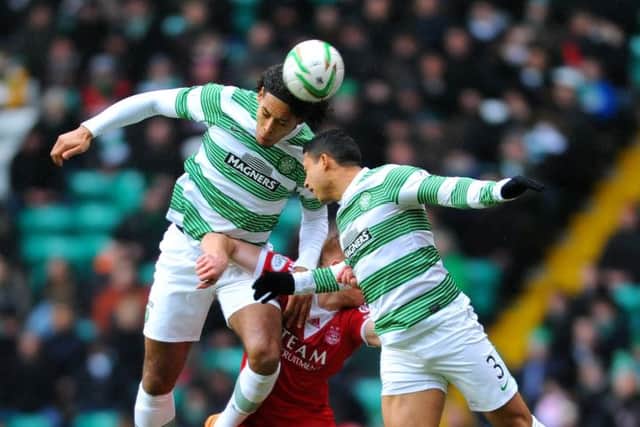 Virgil Van Dijk, pictured in action against Aberdeen, is wanted by a host of clubs. Picture: Robert Perry