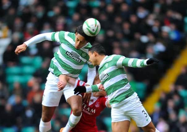 Virgil Van Dijk, pictured in action against Aberdeen, is wanted by a host of clubs. Picture: Robert Perry