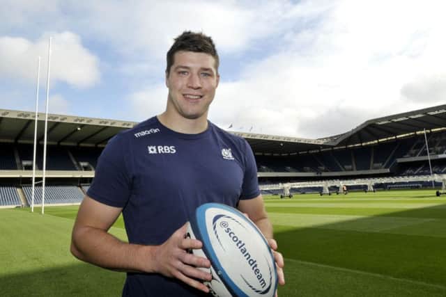 Grant Gilchrist will captain the Scotland team in Vern Cotter's 33-man squad. Picture: Ian Rutherford