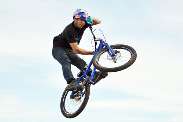 Stunt cyclist Danny MacAskill. Picture: Phil Wilkinson/TSPL