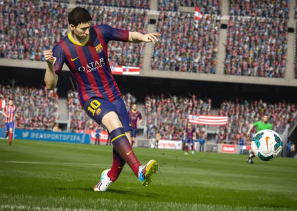 The graphics have been ramped up as well as the game play in the most recent incarnation of FIFA. Picture: EA