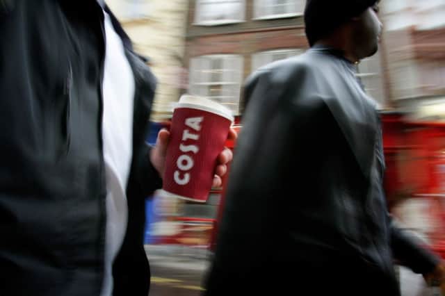 Costas success in tapping Britains coffee shop culture meant the divisions profits rose a fifth to 52.4m. Picture: Getty