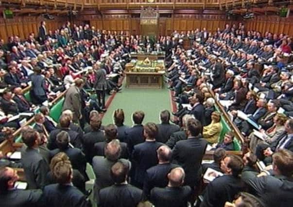 A man was thrown out of the House of Commons after causing a disturbance. Picture: PA