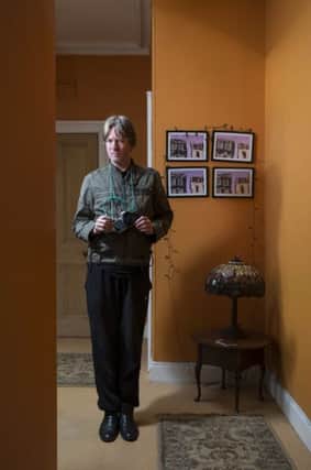 Author Michel Faber in his Edinburgh flat. Picture Robert Perry
