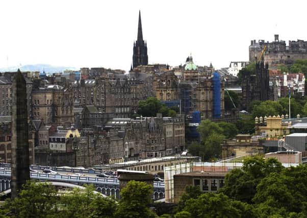 Scotland's major cities, including Edinburgh, will benefit from companies priced out of London's overheating property market. Picture: TSPL