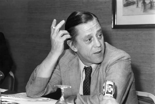 Former Washington Post editor Ben Bradlee pictured in Paris in 1973. Picture: Getty