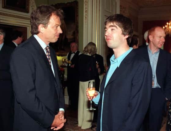 Tony Blairs 'Cool Britannia' Downing Street reception for stars such as Noel Gallagher backfired. Picture: PA
