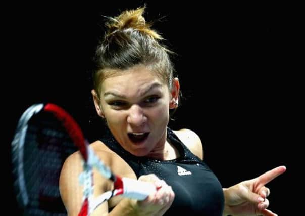 Simona Halep handed Serena Williams one of her heaviest ever defeats in Singapore. Picture: Getty