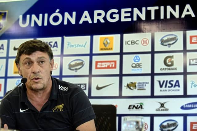 Daniel Hourcade announced the squad for the tour in November. Picture: Getty
