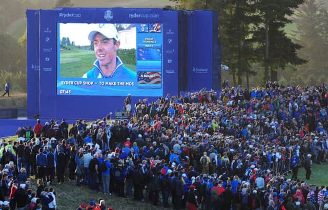 The Ryder Cup at Gleneagles helped to boost 2014 visitor numbers from the US. Picture: TSPL