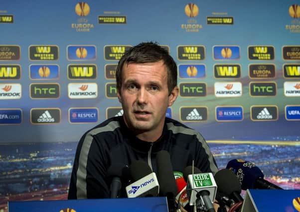 Celtic manager Ronny Deila wants his side to be top of the Scottish Premiership by Christmas. Picture: SNS