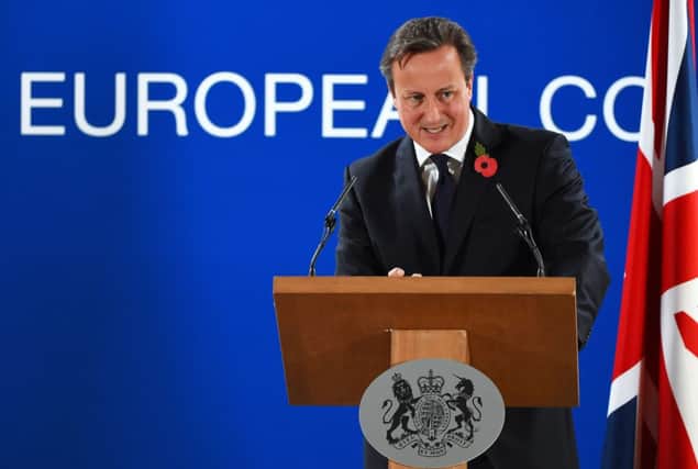 David Cameron is outraged by the EU demand. Picture: Getty