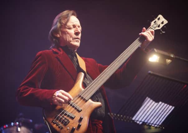 British musician Jack Bruce performs at the 'Zildjian Drummers Achievement Awards' at the Shepherd's Bush Empire in London. Picture: AP